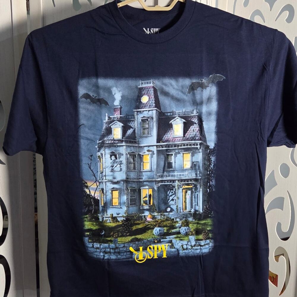 I SPY Spooky Night Haunted House T Shirt XL Ripple Junction Scholastic NWOT